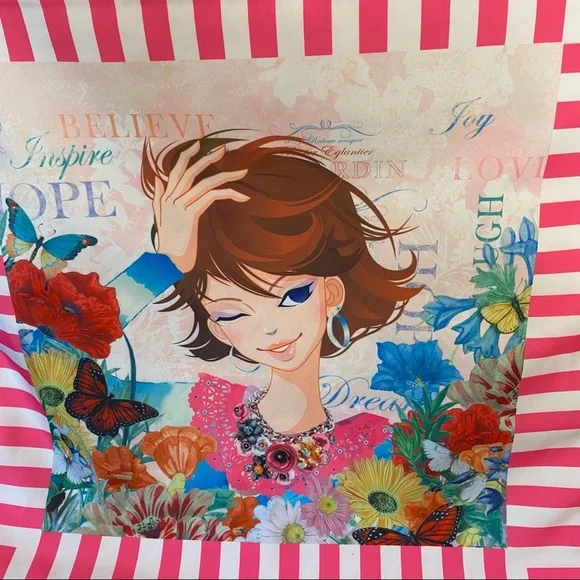 NICOLE LEE XOCHIL FASHION ACCENT PILLOW COVER - Picture 2 of 16